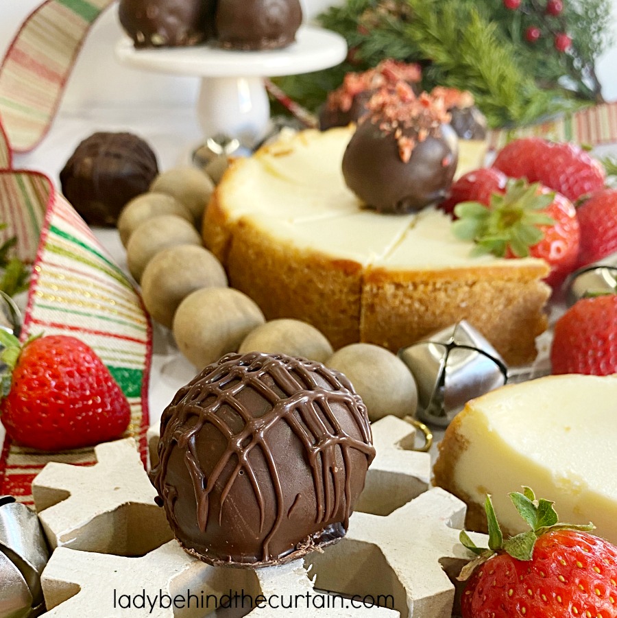 Strawberry Cheesecake Truffles