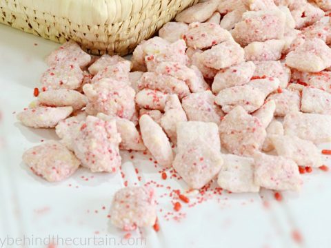 Cherry Cheesecake Puppy Chow