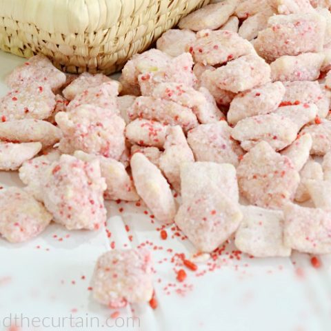 Cherry Cheesecake Puppy Chow