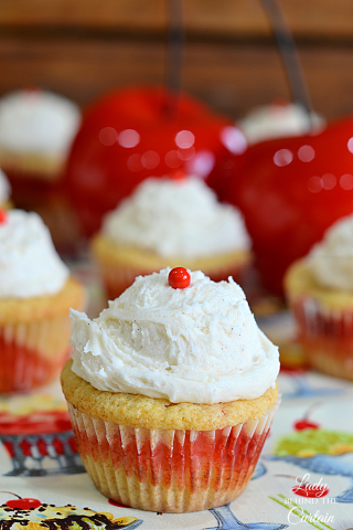 Cherry Cobbler Cupcakes