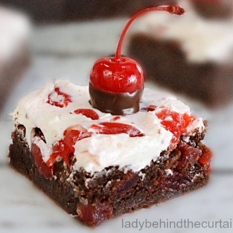 Cherry Brownie Bars