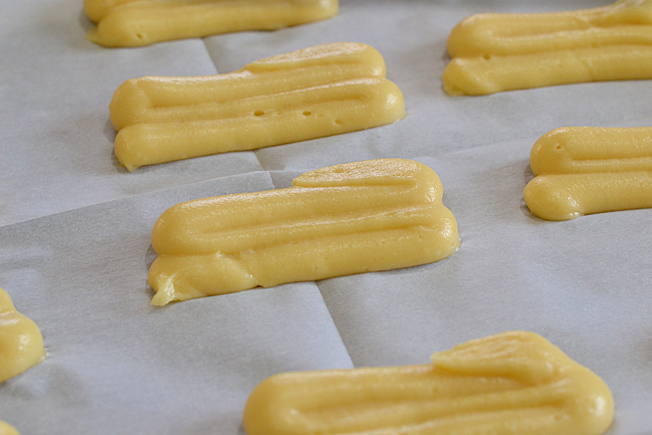 Orange Cream Chocolate Eclairs