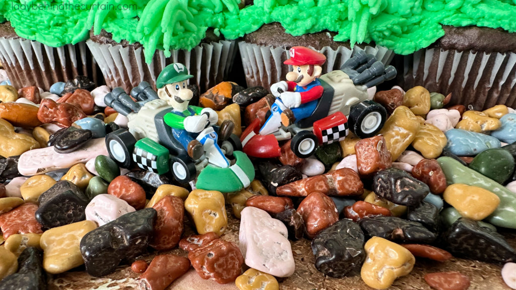 Mario Kart Cupcake Pull-Apart