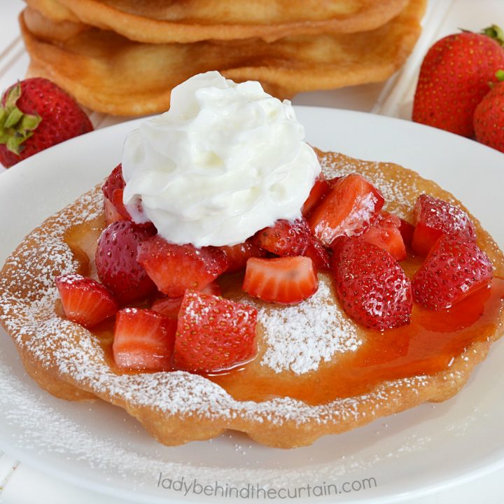 Strawberries and Cream Flatbread