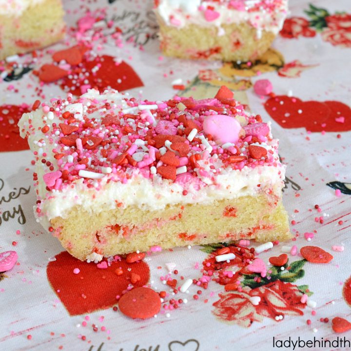 Valentine's Day Sugar Cookie Bars