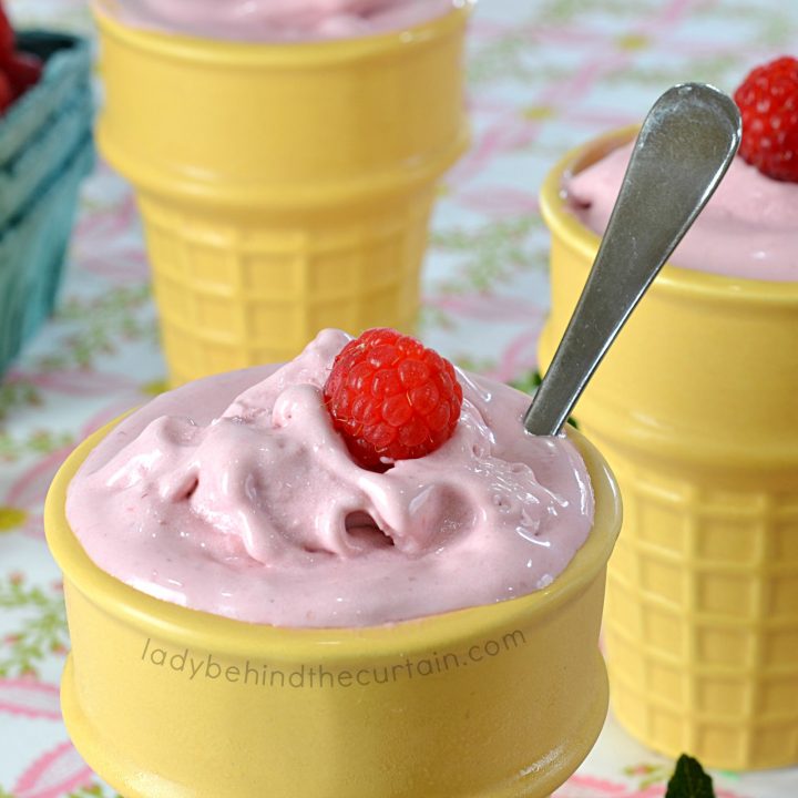 Creamy Homemade Raspberry Gelato