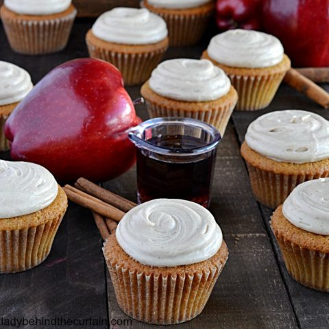 Apple Cider Maple Spice Cupcakes