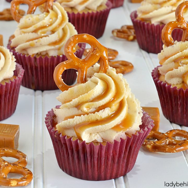 Brown Butter Salted Caramel Cupcakes