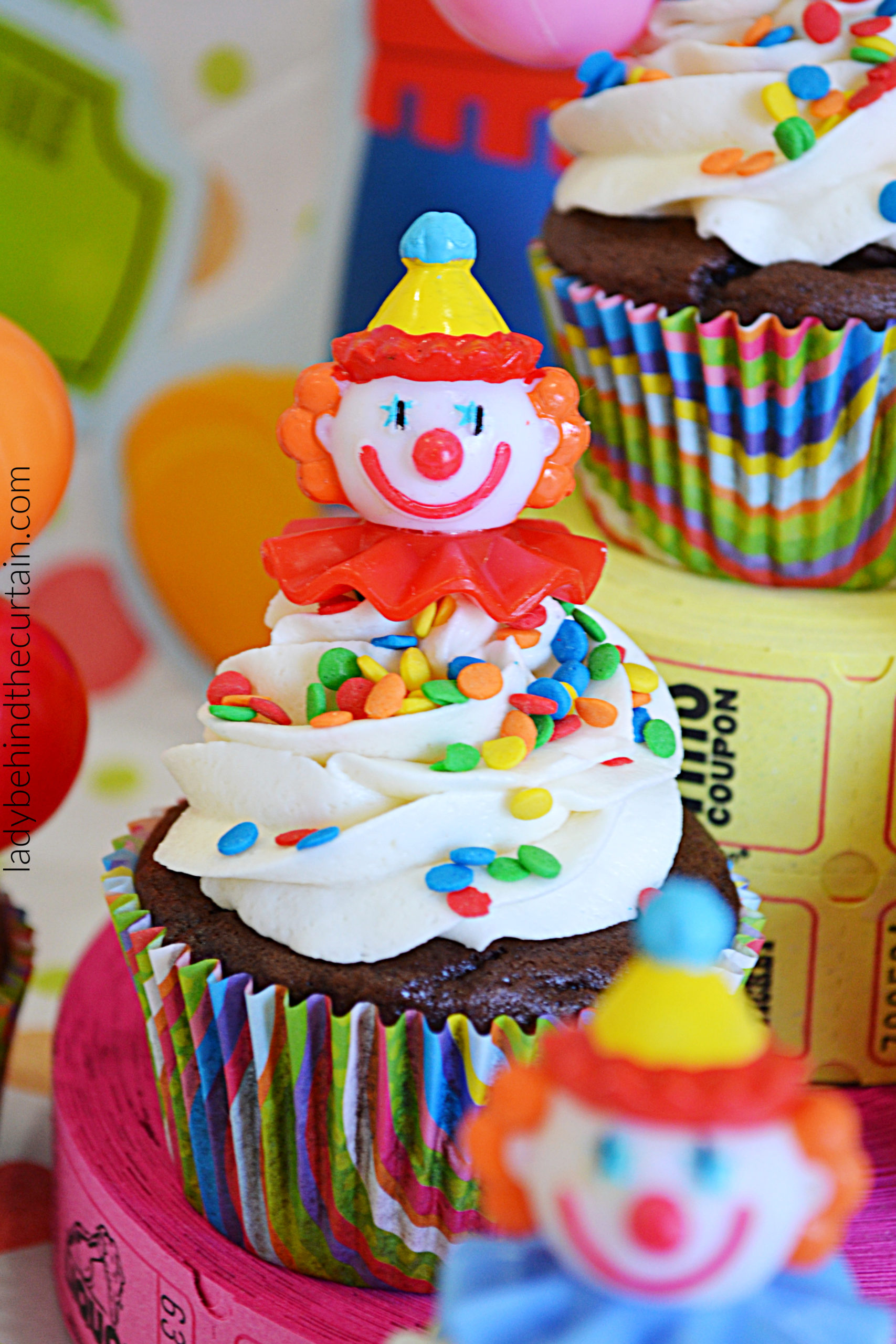 Carnival Soda Can Cupcakes