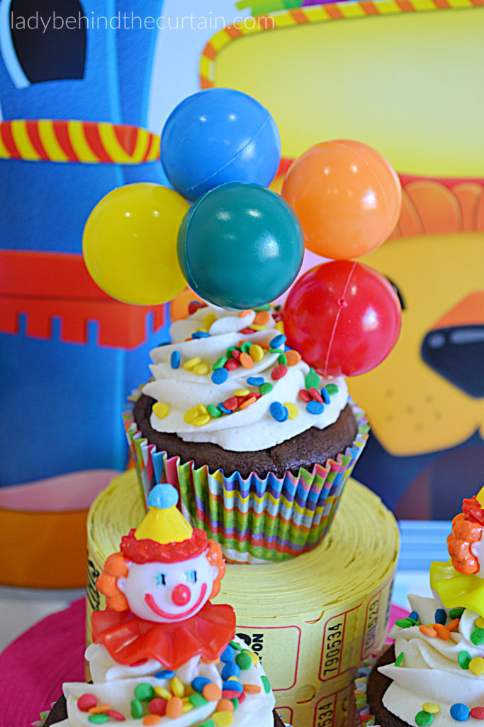 Carnival Soda Can Cupcakes