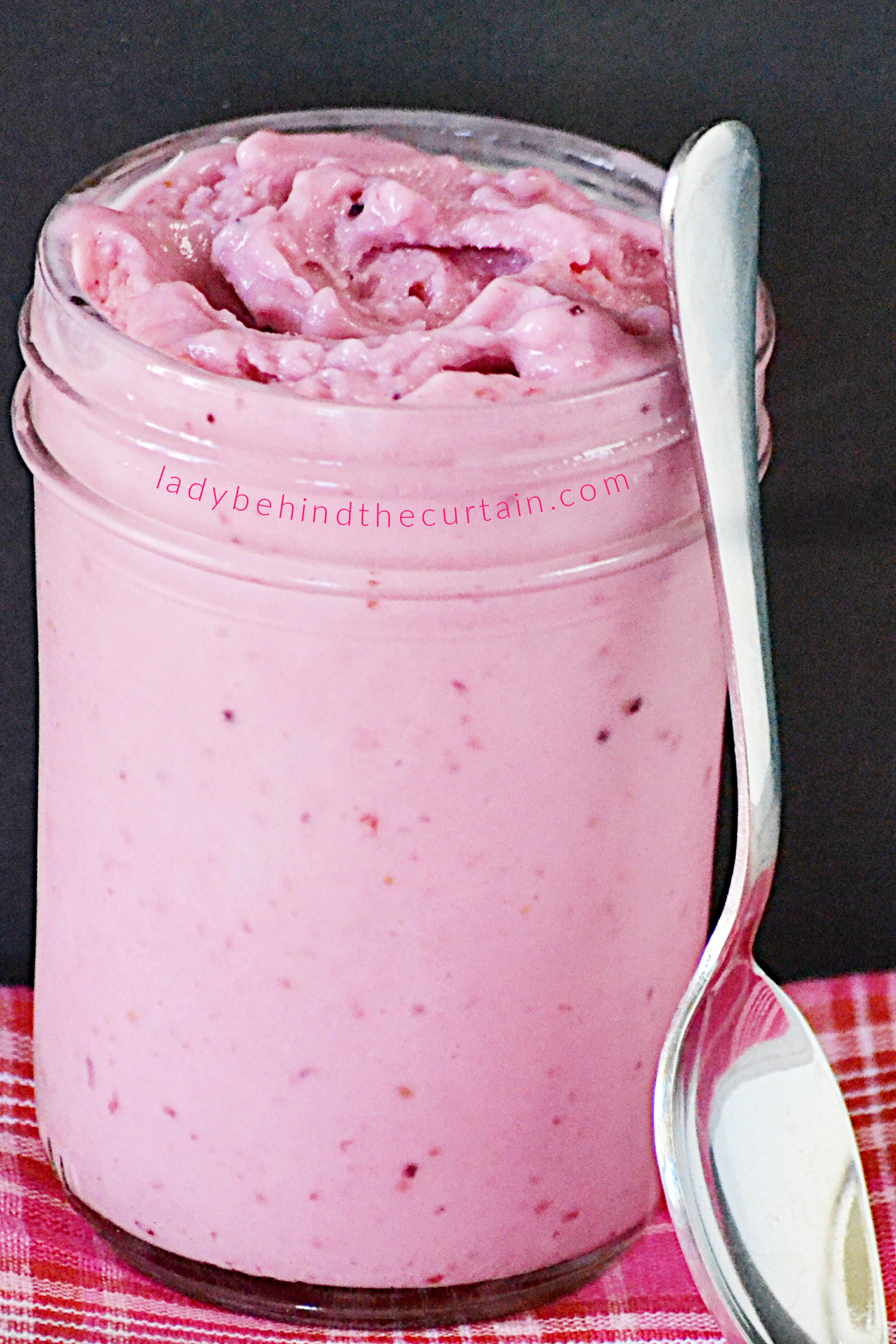 Light Vanilla Cherry Chocolate Frozen Yogurt