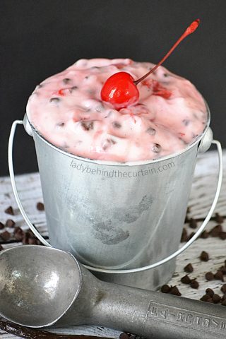 Light Vanilla Cherry Chocolate Frozen Yogurt