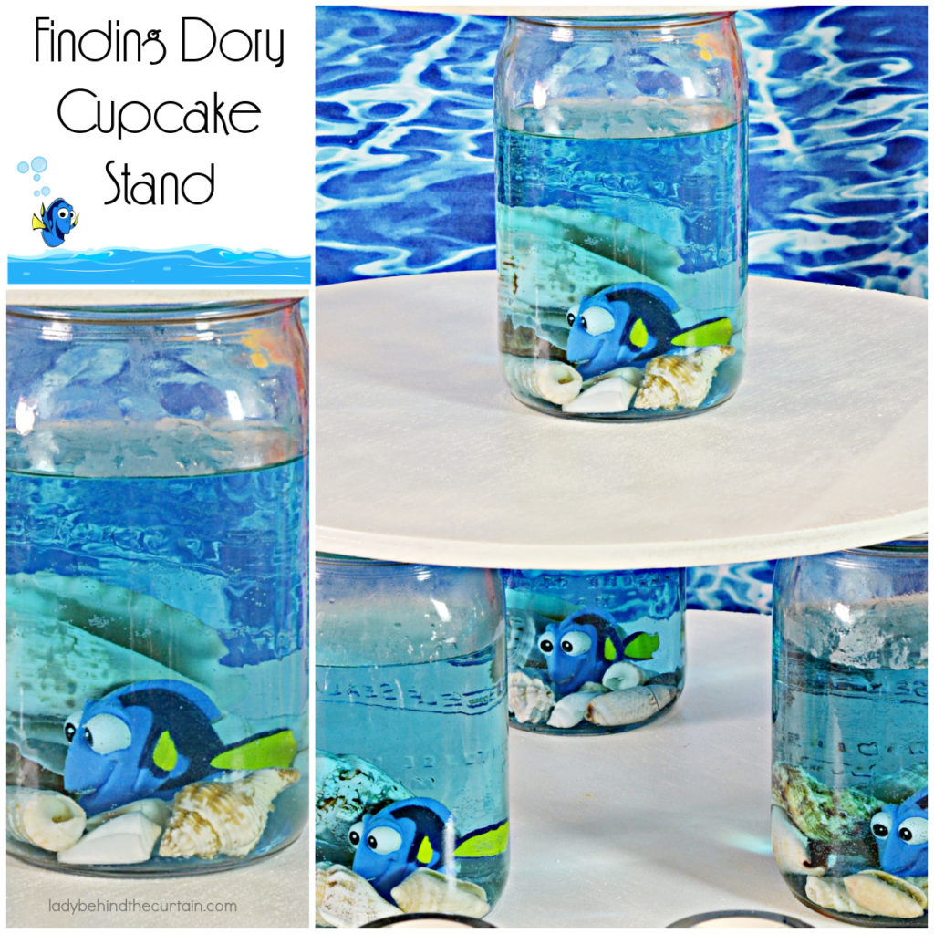 DIY Finding Dory Cupcake Stand