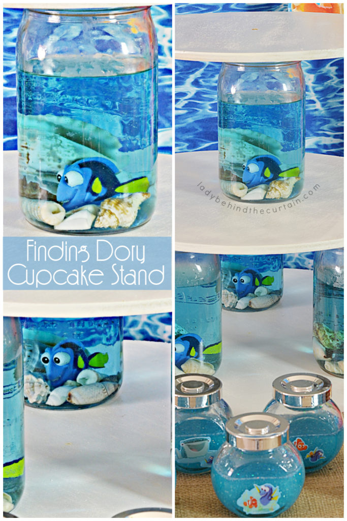 DIY Finding Dory Cupcake Stand