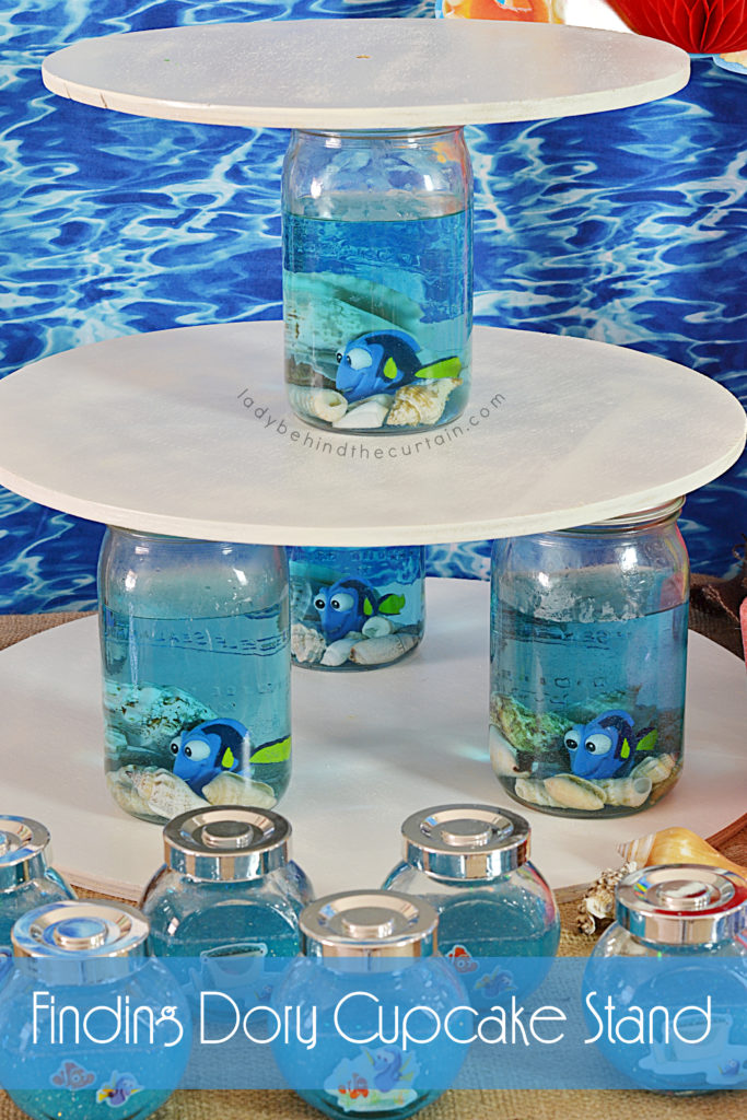 DIY Finding Dory Cupcake Stand