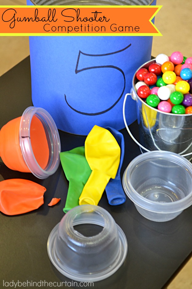 DIY Gumball Machine Party Favors