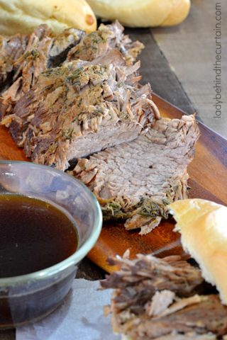 Slow Roasted French Dip Sandwich