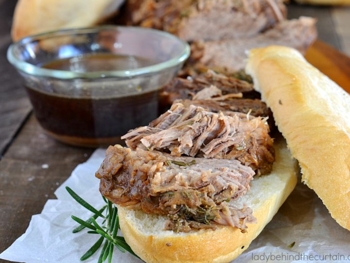 Slow Roasted French Dip Sandwich
