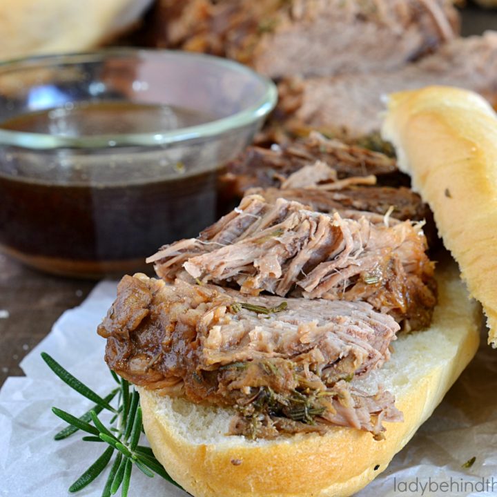 Slow Roasted French Dip Sandwich