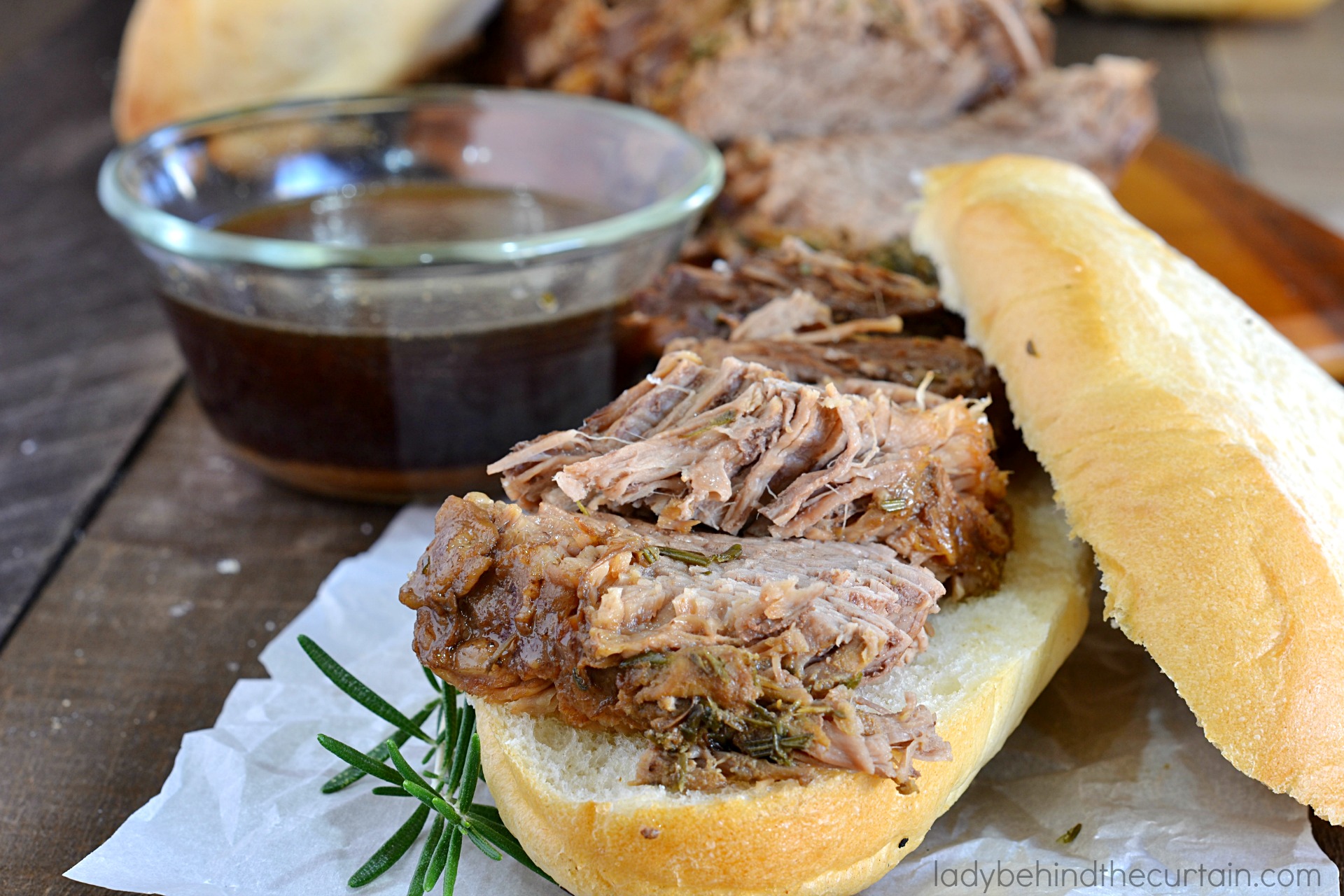 Instant Pot Beef Dip Sandwich