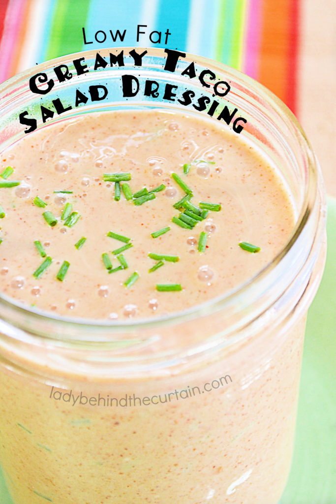 Low Fat Creamy Taco Salad Dressing