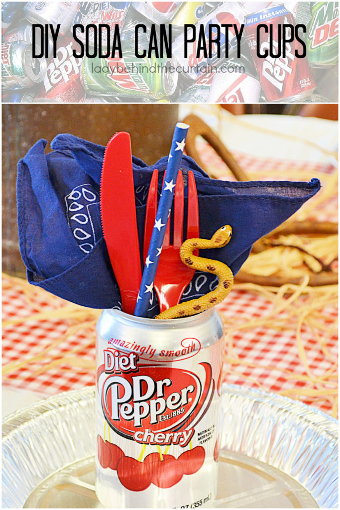 DIY Soda Can Drinking Cups