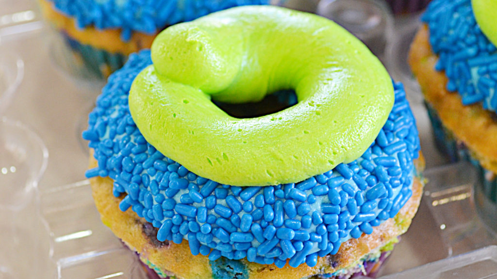 Monsters University Birthday Party Scary Dream Vanilla Cupcakes