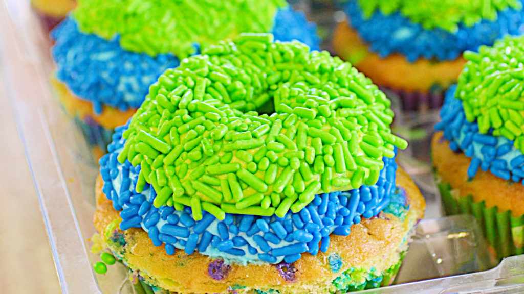 Monsters University Birthday Party Scary Dream Vanilla Cupcakes