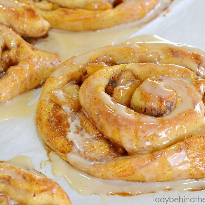 Semi Homemade Caramel Apple Cinnamon Rolls