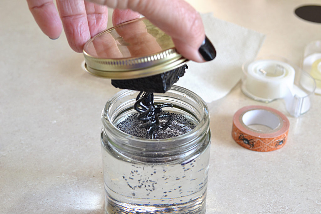 DIY Halloween Party Snow Globes