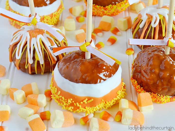 Halloween Costume Caramel Apple Candy Corn Rice Krispie Treats
