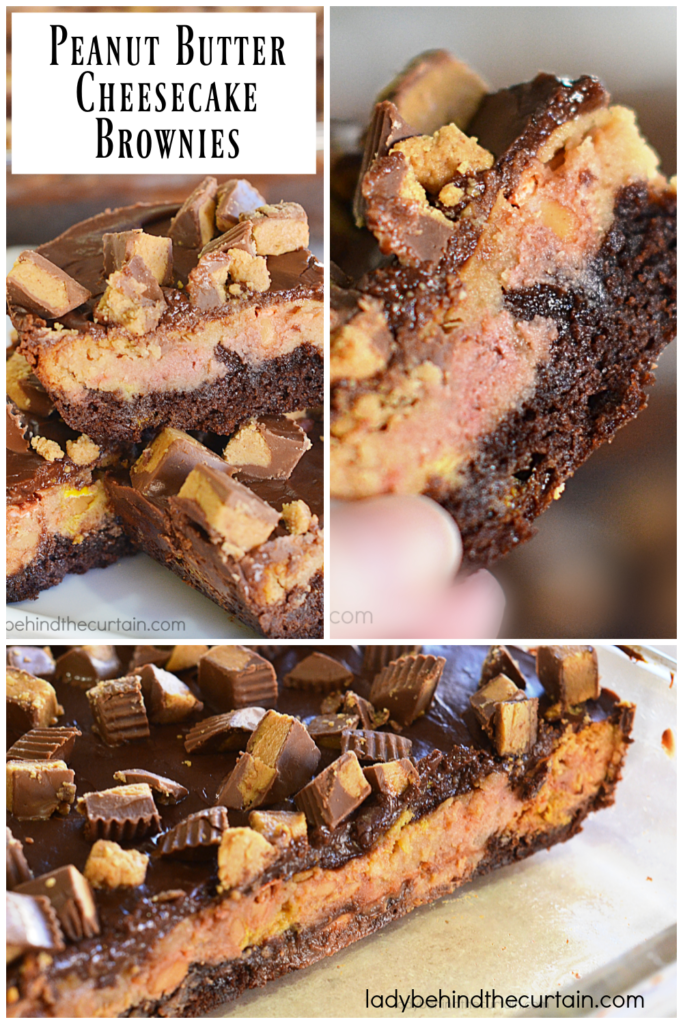 Peanut Butter Cheesecake Brownies