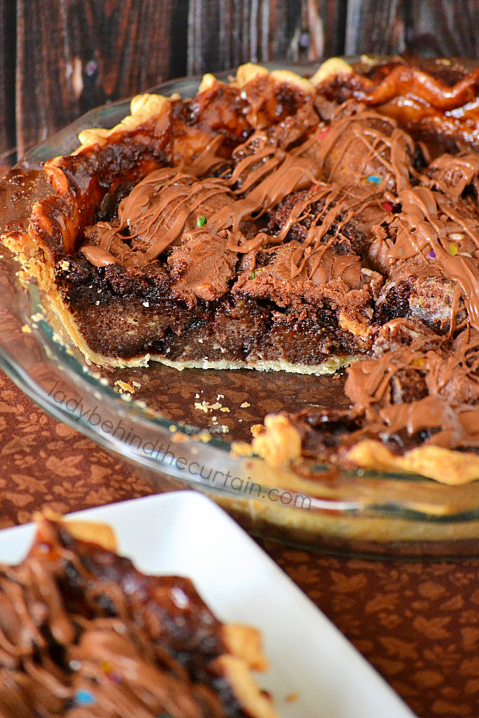 Peanut Butter Chocolate Cupcake Pie