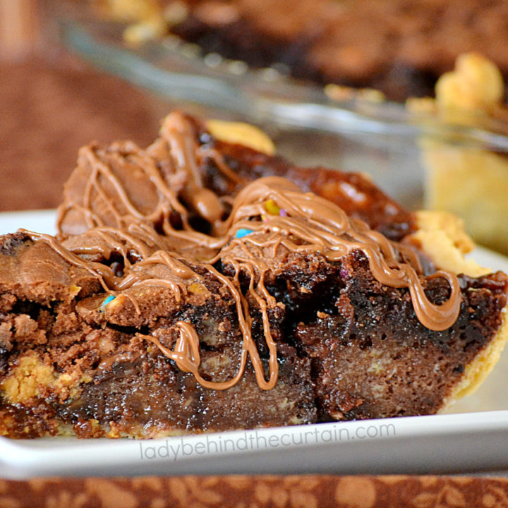 Peanut Butter Chocolate Cupcake Pie