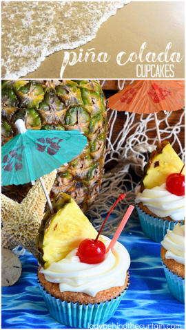 Piña Colada Cupcakes
