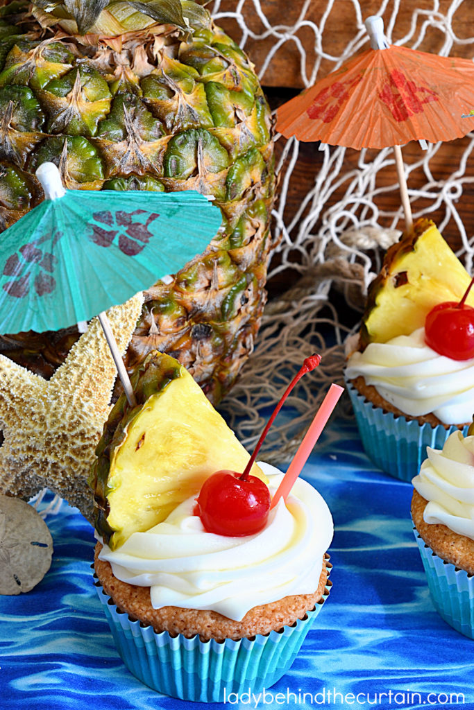 Piña Colada Cupcakes