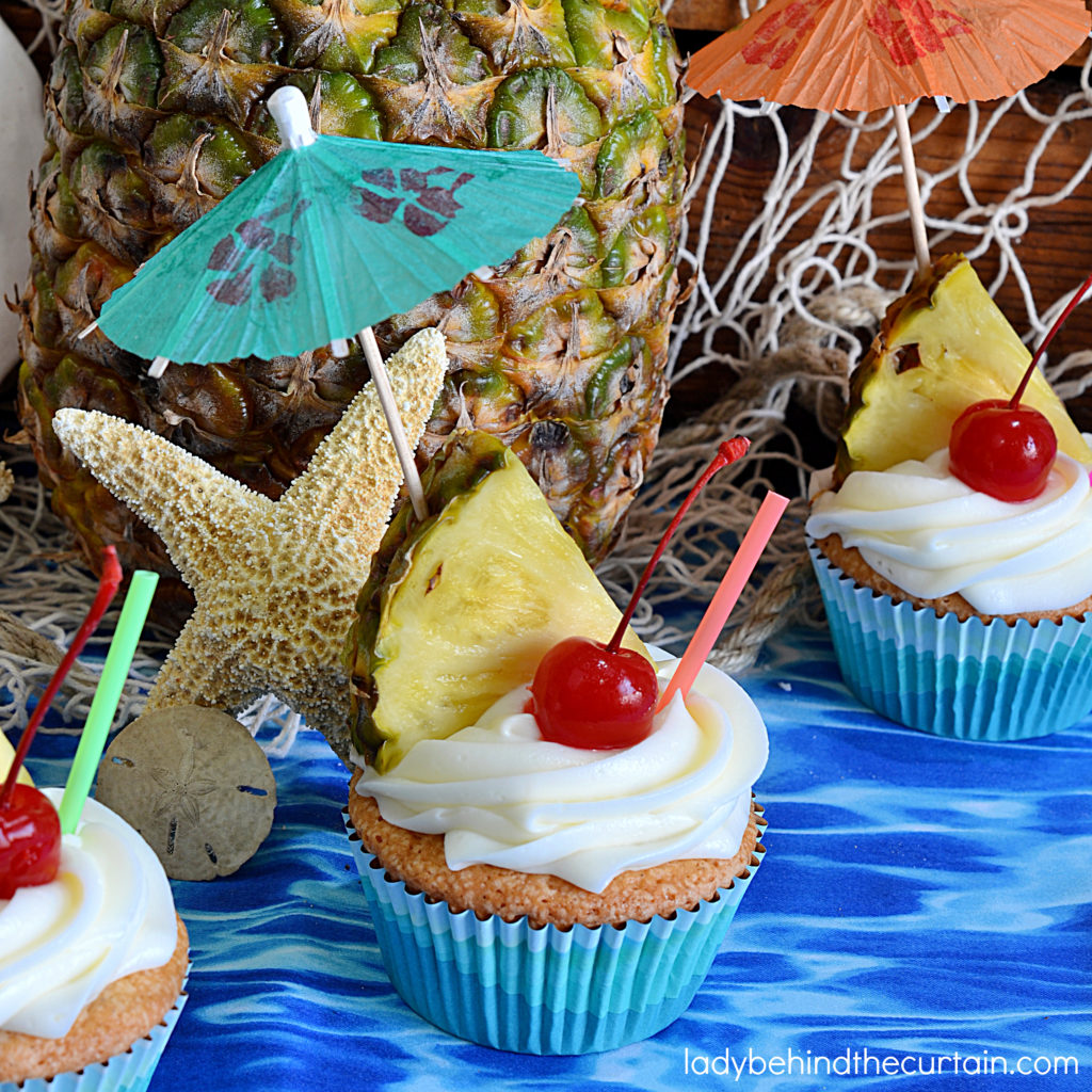 Piña Colada Cupcakes