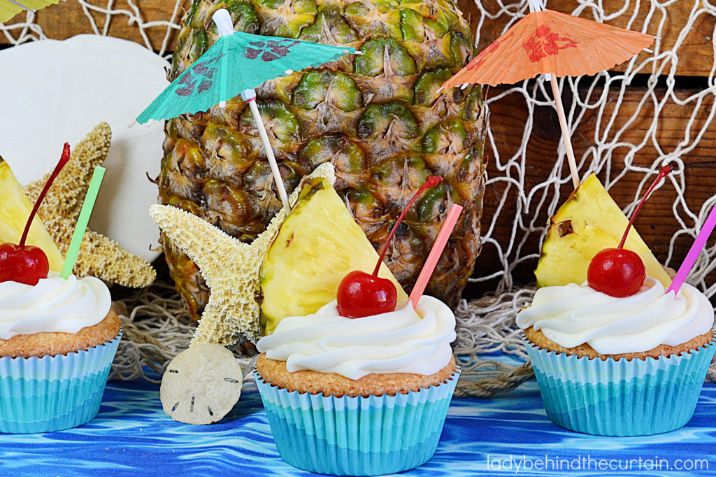 Piña Colada Cupcakes