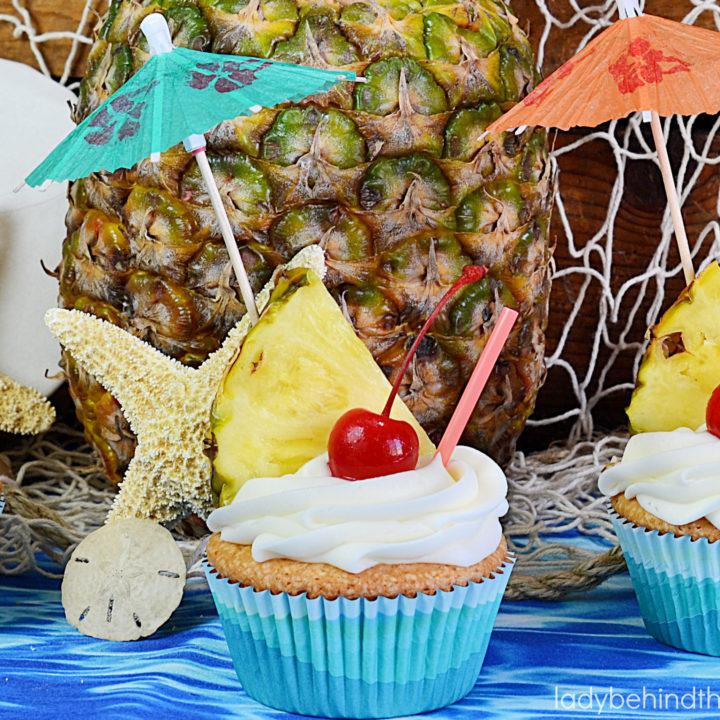 Piña Colada Cupcakes