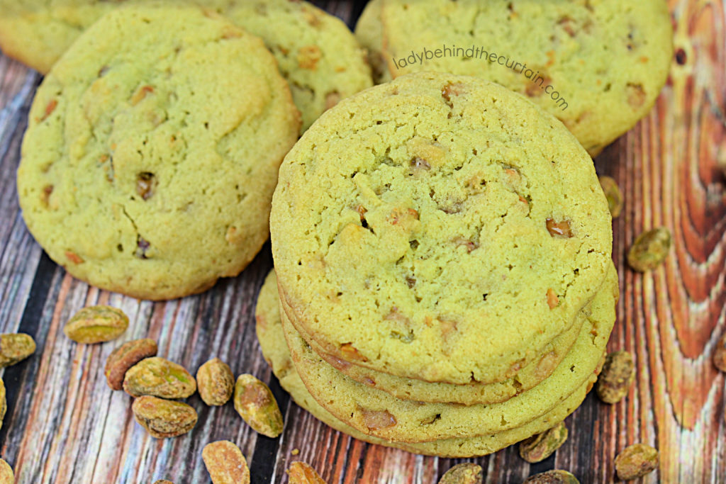 Pistachio Pudding Cookies