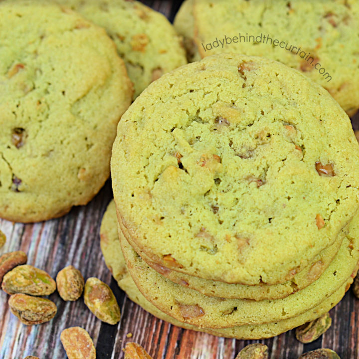 Pistachio Pudding Cookies