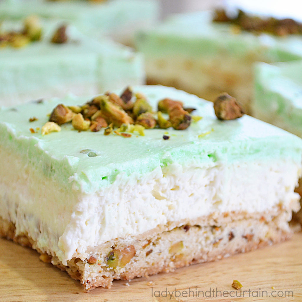 Pistachio Triple Layer Bars