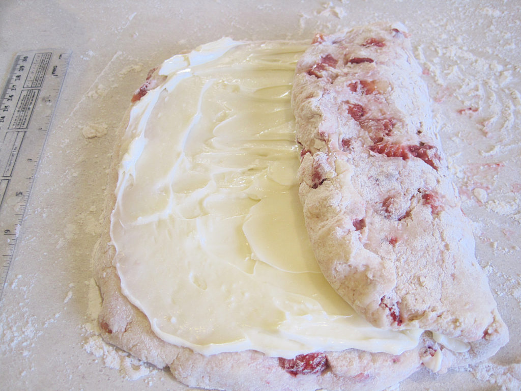 Strawberry Cheesecake Scones