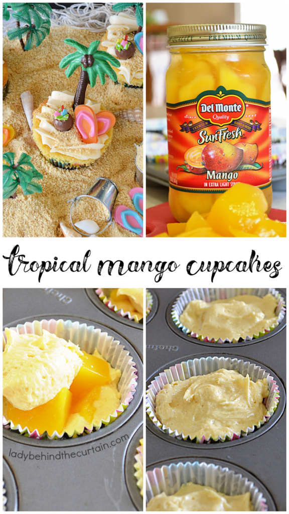 Tropical Mango Cupcakes