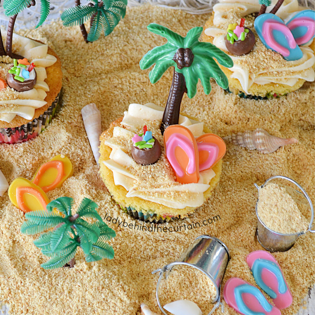 Tropical Mango Cupcakes