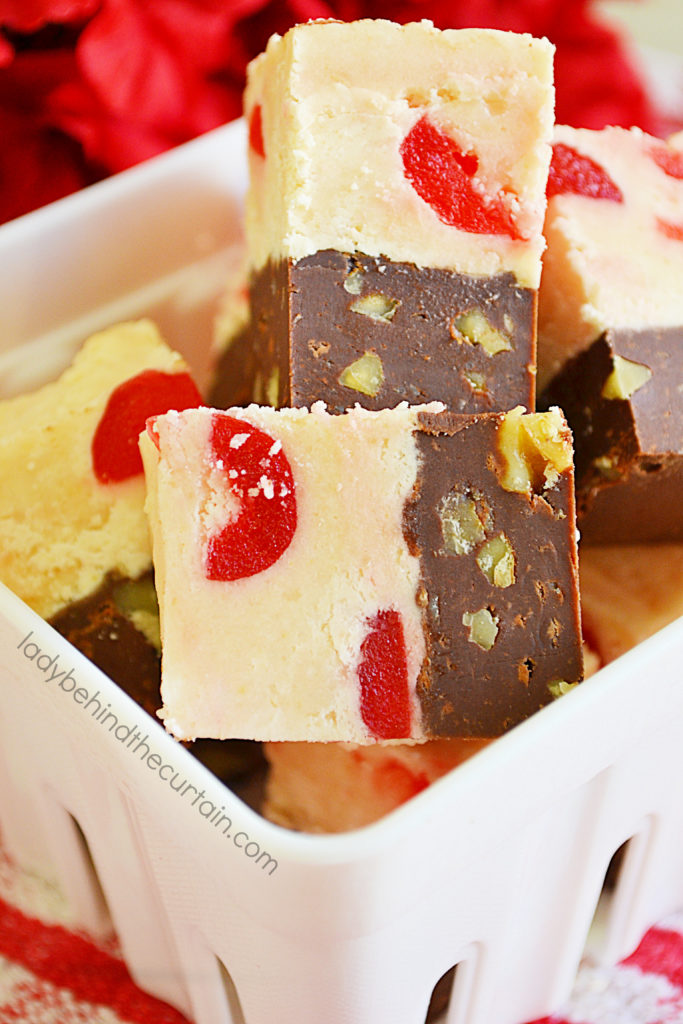 Dark Chocolate Cherry Fudge