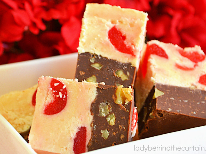Dark Chocolate Cherry Fudge