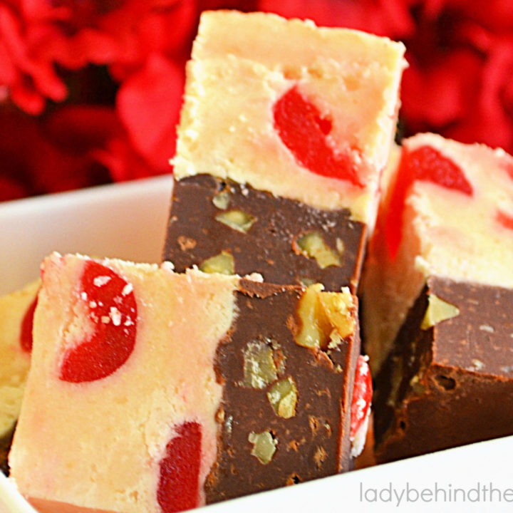 Dark Chocolate Cherry Fudge