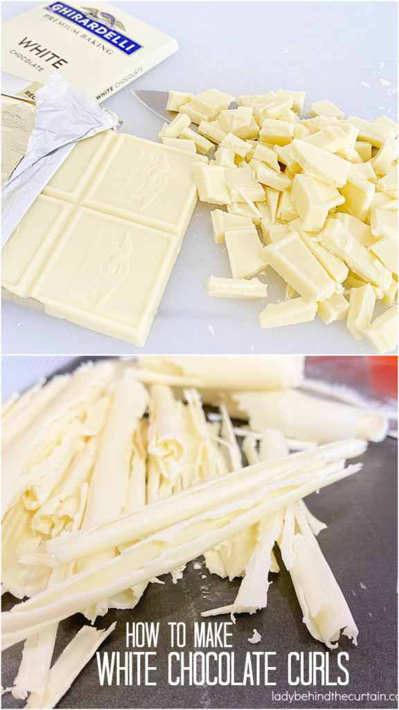 How to Make White Chocolate Curls