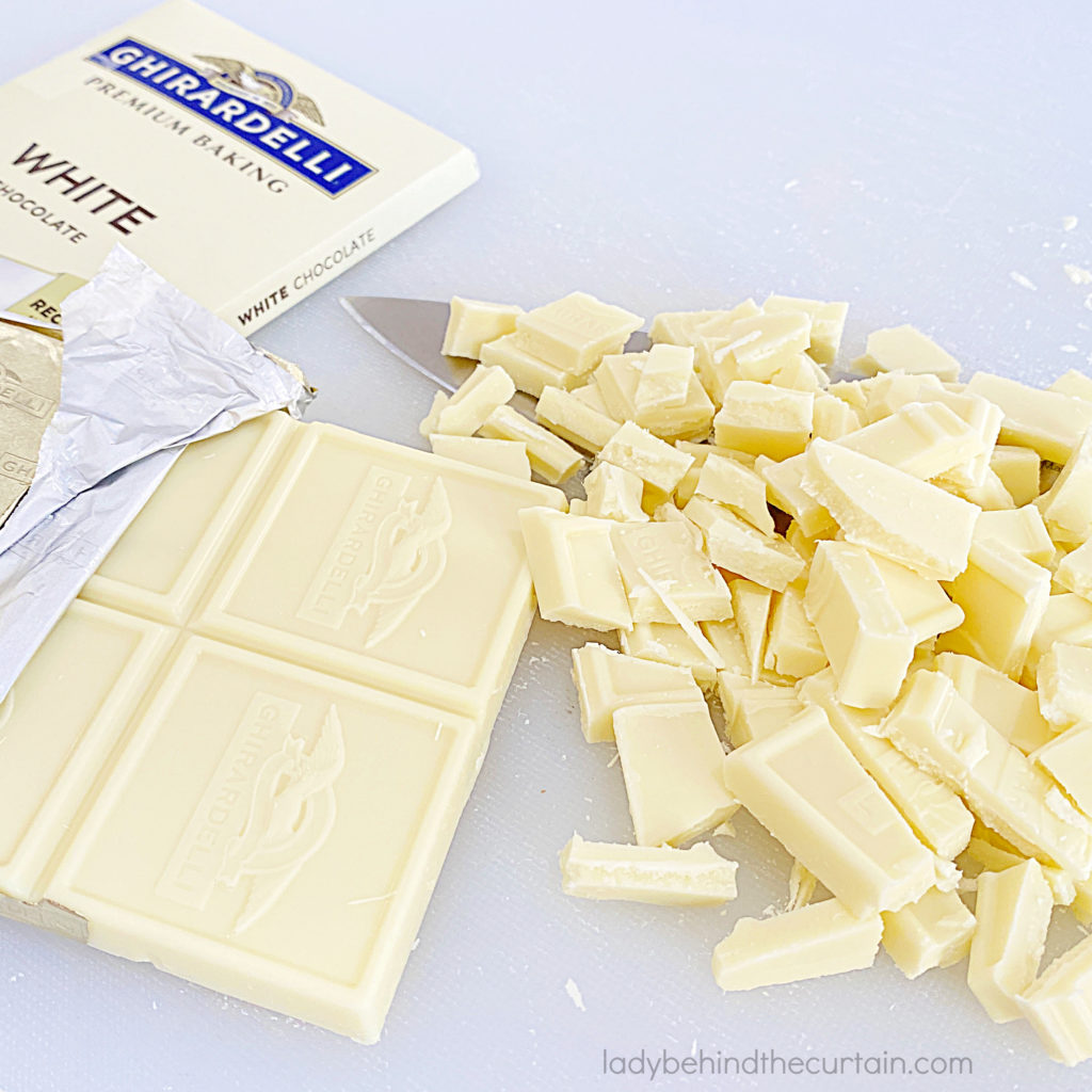 How to Make White Chocolate Curls